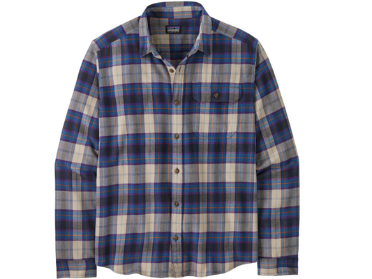 Patagonia Long Sleeve Light Weight Fjord Flannel Shirt