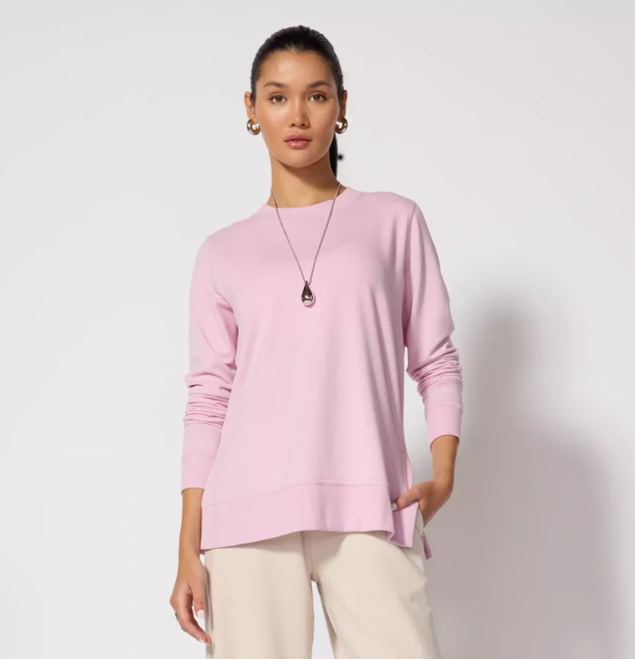 MPG Sport Serene Side Slit Pullover