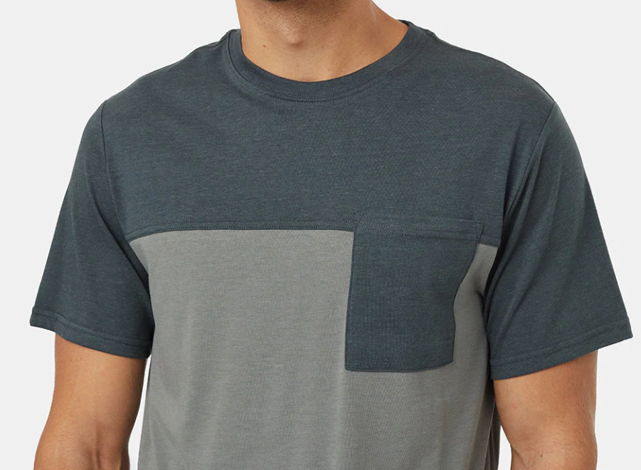 Tentree Blocked Pocket Tee