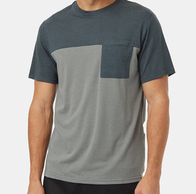 Tentree Blocked Pocket Tee