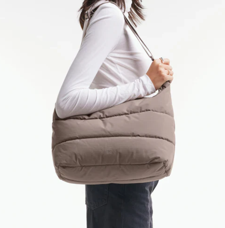 Got Bag Puffer Square Bag - Oyster Monochrome